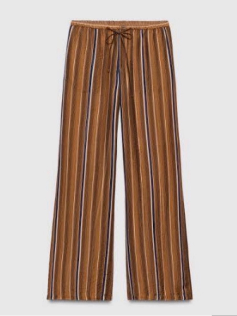 ZARA Striped Wide Leg Pajama Pant NWT